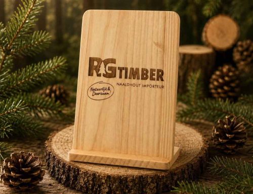 Origineel relatiegeschenk van RG Timber in 2024